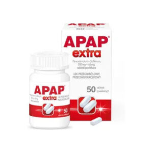 Apap Extra 50 Tab opakowanie