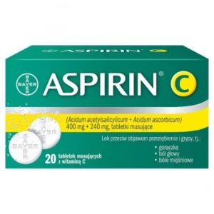 Aspirin C Bayer 20 tabletek musujących