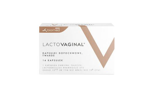 Lactovaginal 14 kapsułek opakowanie