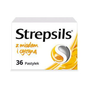 Strepsils miód i cytryna opakowanie