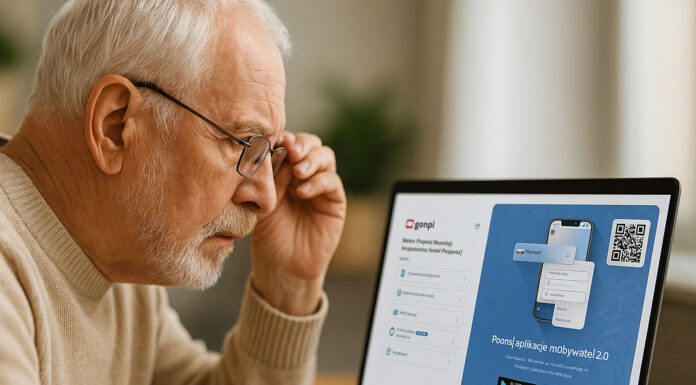 Przewodnik po Internetowym Koncie Pacjenta. Co załatwimy w IKP? Emeryt próbujący zalogować się do Internetowego konta pacjenta