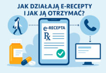 Jak działają e-recepty i jak ją otrzymać? E-recepta online, grafika
