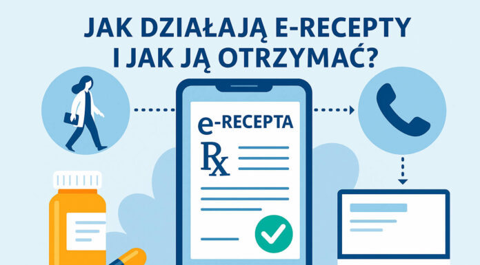 Jak działają e-recepty i jak ją otrzymać? E-recepta online, grafika