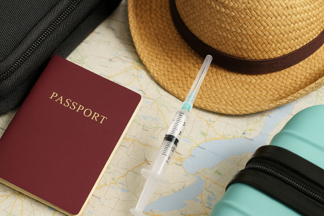Akcesoria podróżnicze i szczepionka w kontekście szczepień wakacyjnych