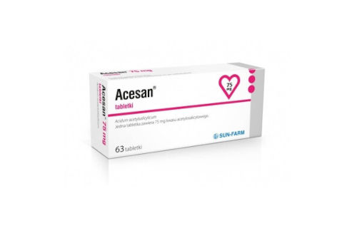 Acesan tabletki 75mg opakowanie