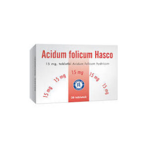 Acidum Folicum Hasco tabletki 15mg opakowanie