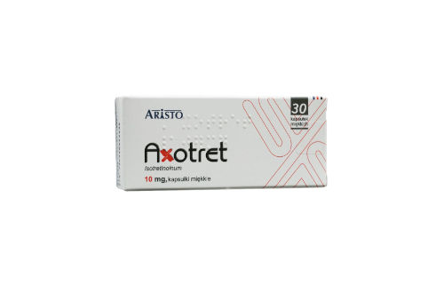 Axotret 10mg kapsułki opakowanie