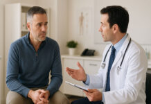 Badanie moczu w gabinecie lekarskim