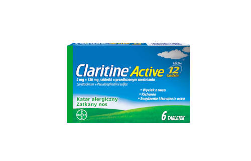 Claritine active opakowanie
