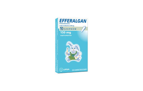 Efferalgan 150 czopki opakowanie