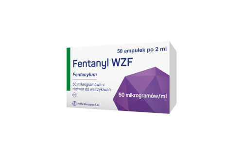 Fentanyl WZF ampułki 50mcg opakowanie