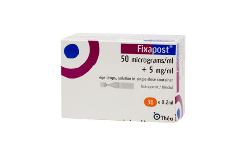 Fixapost krople do oczu opakowanie