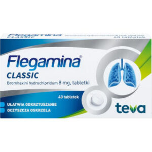 Flegamina klassic tabletki 8mg opakowanie