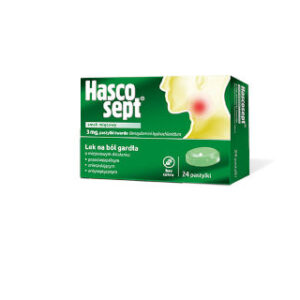 Hascosept miętowy pastylki opakowanie