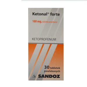 Ketonal Forte 100mg tabletki opakowanie