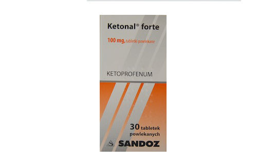 Ketonal Forte 100mg tabletki opakowanie