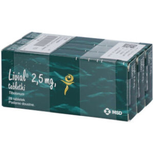 Livial 2,5mg tabletki opakowanie