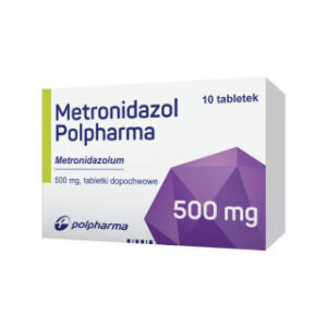 Metronidazol Polpharma 500mg opakowanie