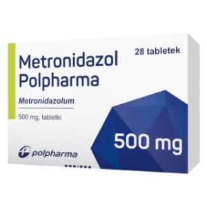 Metronidazol Polpharma 500mg opakowanie