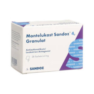 Montekulast Sandoz 4 granulat opakowanie