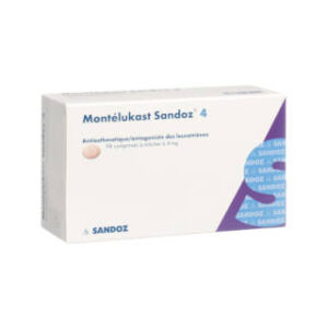Montelukast Sandoz 4 tabletki opakowanie