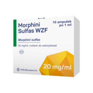 Morphini Sulfas WZF 20mg opakowanie