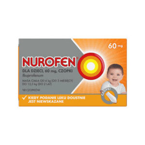 Nurofen dla dzieci czopki opakowanie