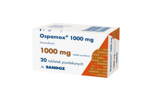 Ospamox 1000mg tabletki opakowanie