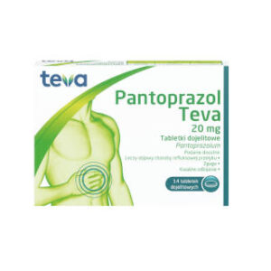 Pantoprazol Teva 20mg tabletki opakowanie