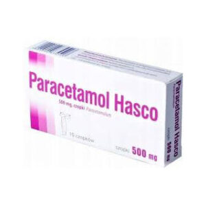 Paracetamol Hasco czopki 500mg opakowanie