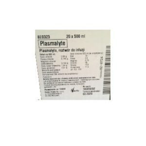 Plasmalyte roztwór opakowanie