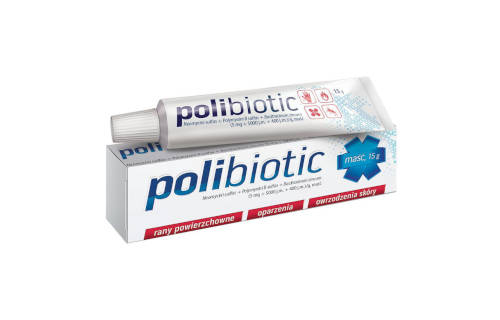 Polibiotic maść 15g opakowanie