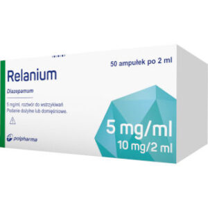 Relanium roztwór 5mg opakowanie