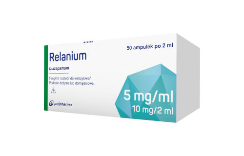 Relanium roztwór 5mg opakowanie