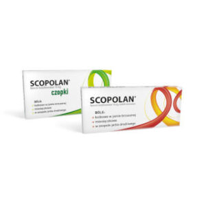 Scopolan czopki, tabletki opakowanie