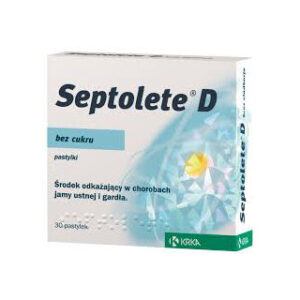 Septolete D bez cukru opakowanie