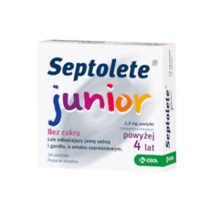 Septolete junior opakowanie