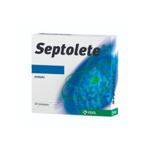 Septolete pastylki opakowanie