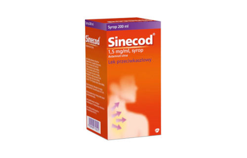 Sinecod syrop na kaszel opakowanie