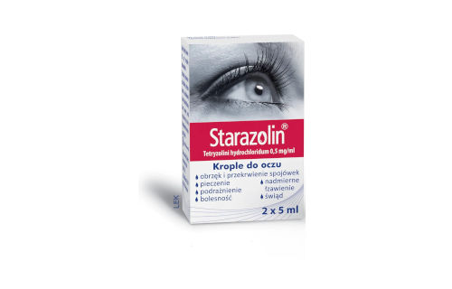 Starazolin krople do oczu opakowanie