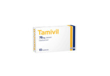 Tamivil, Tabletki Tamivil tabletki opakowanie