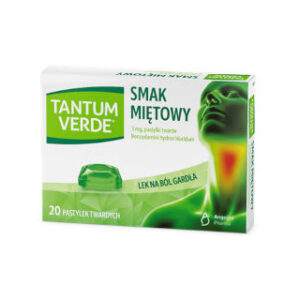 Tantum Verde smak miętowy pastylki opakowanie