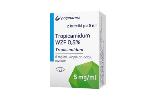Tropicamidum WZF 0,5% opakowanie