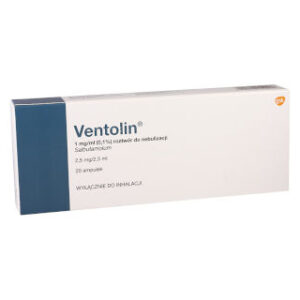Ventolin roztwór 1mg opakowanie