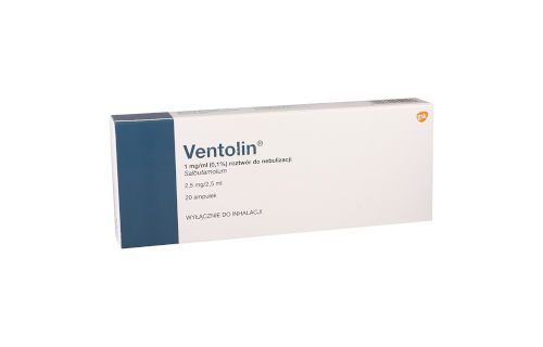 Ventolin roztwór 1mg opakowanie