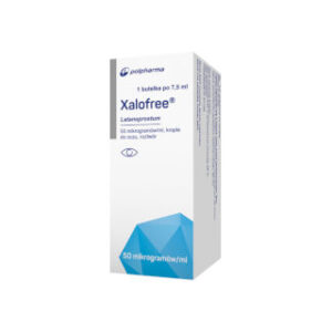Xalofree krople do oczu opakowanie