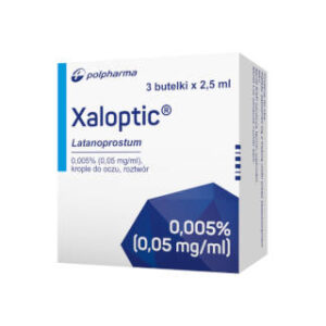 Xaloptic krople do oczu opakowanie