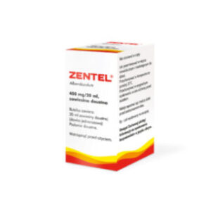 Zentel zawiesina doustna opakowanie