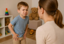 Dziecko przychodzi do mamy z objawami owsicy, owsików