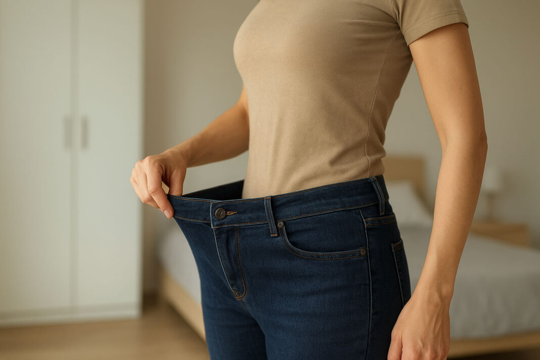 Kobieta, która schudła po Ozempicu